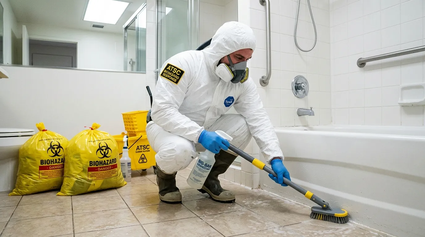 Decontamination equipment deployed for Blood Cleanup in Rowlett
